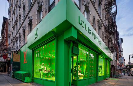 Neon Green Louis Vuitton In New York City