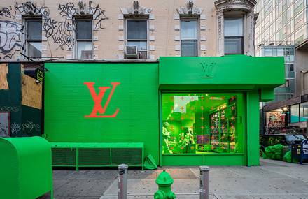 Neon Green Louis Vuitton In New York City