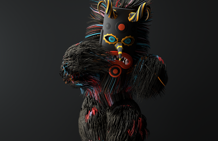 Amazing Renders of Traditional Kukeri Masks