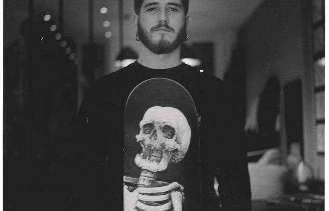 Portraits of French Tattoo Artists with Skateboards