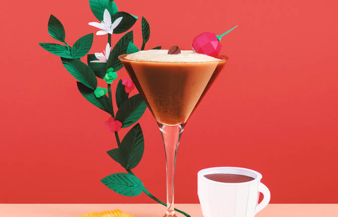 Refreshing Cocktails Made Out of Paper
