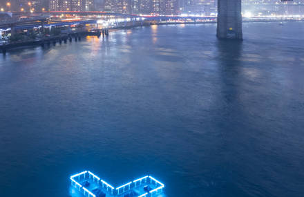 A Stunning Floating Sculpture in New York