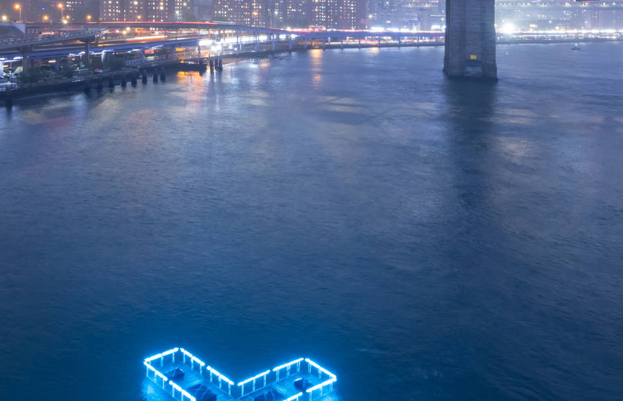 A Stunning Floating Sculpture in New York