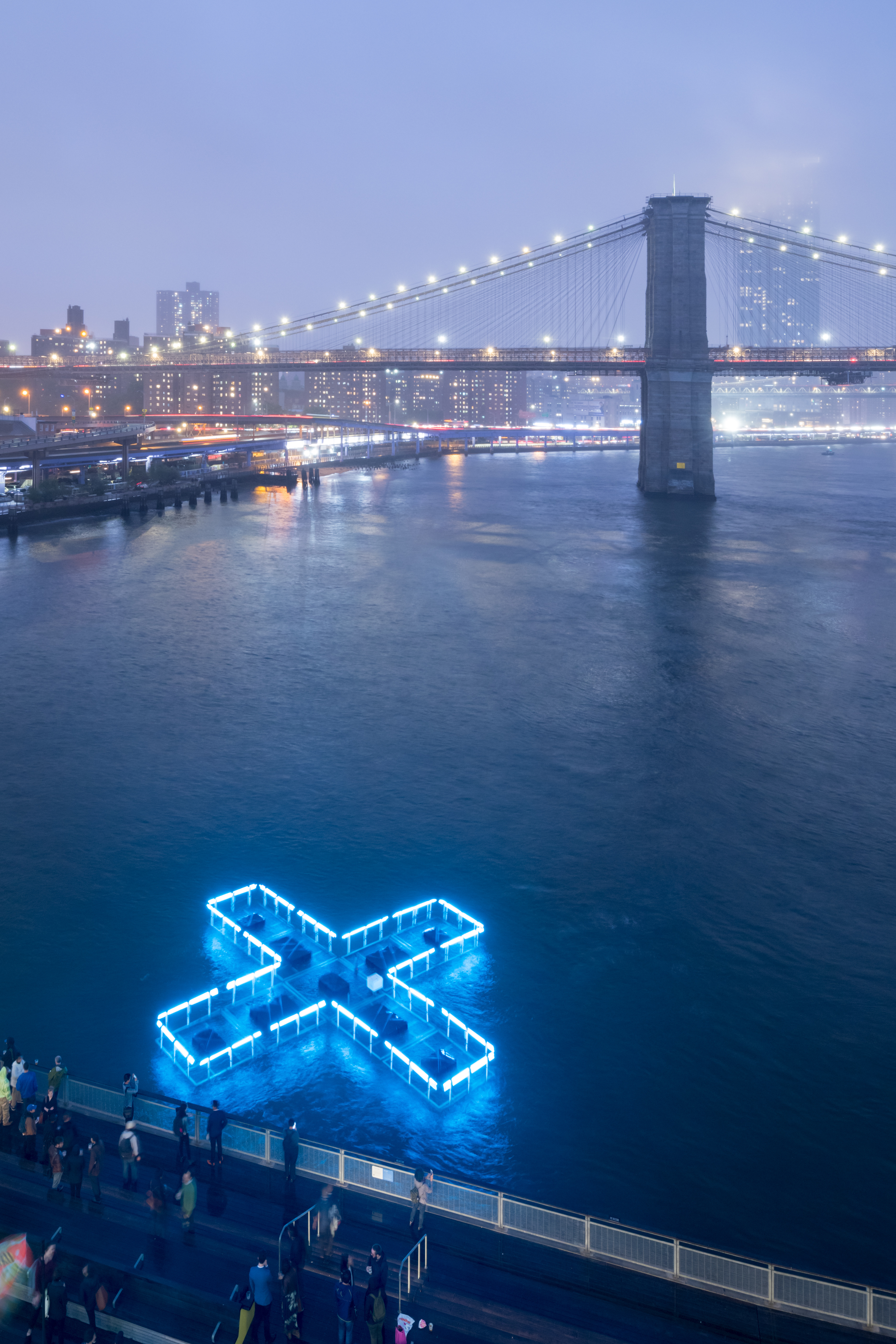 1_+ POOL Light. Designed by PLAYLAB, INC. and Family New York in collaboration with Floating Point. Photo by Iwan Baan
