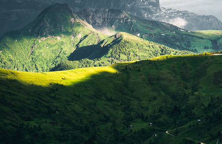 Amazing Light in the Beautiful Dolomites