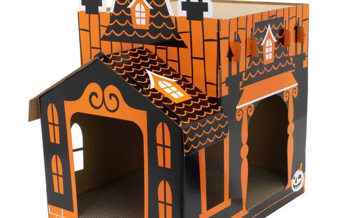 A Halloween House for Cats