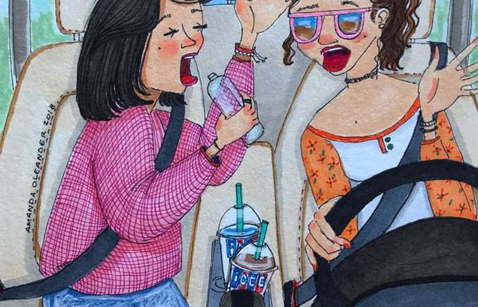 The Intimacy Tenderly Drawn by Amanda Oleander