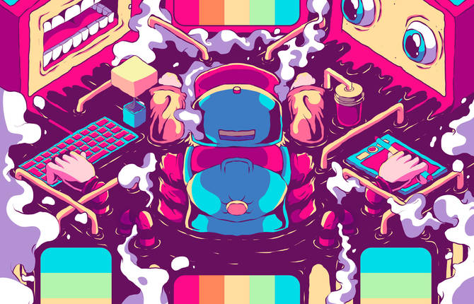 Colorful Pop Illustrations
