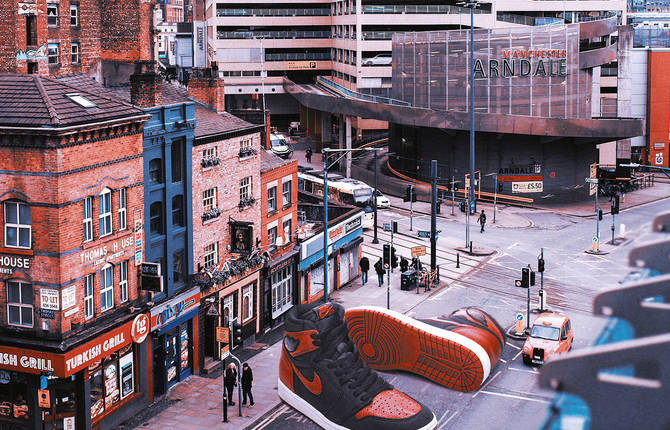 Giants Pairs of Air Jordans Photoshopped All Around the World