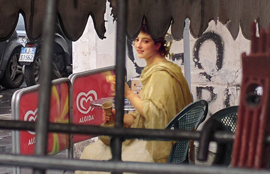 Classical Paintings in 21th Century Life