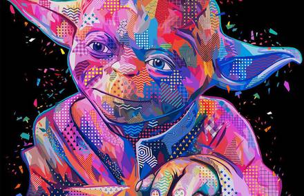 Beautiful Abstract Portraits by Alessandro Pautasso