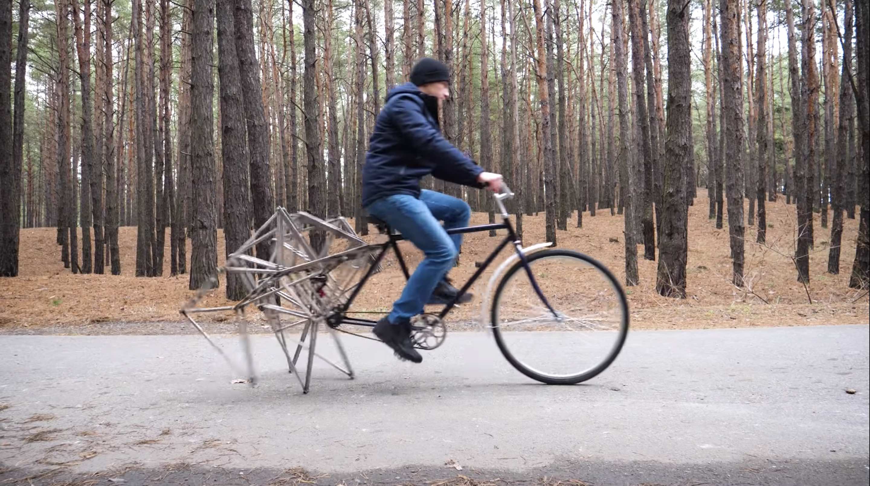 An Eye-Catching Walking Bicycle1