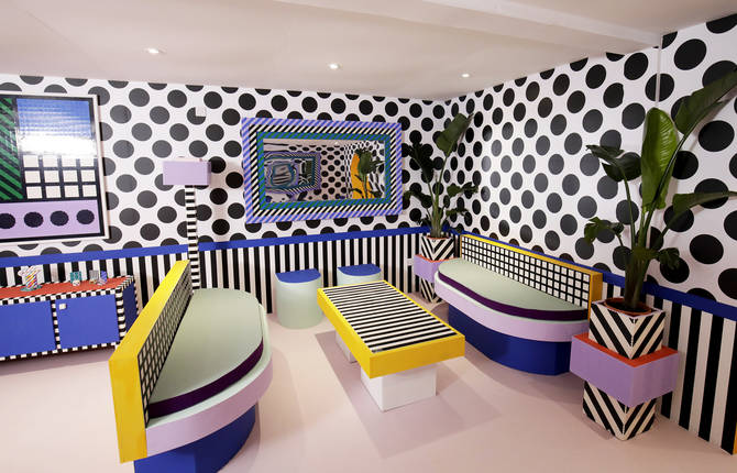Stunning Installation Signed by Camille Walala for Lego