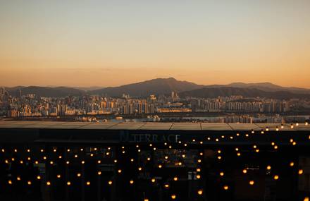 A Stunning Sunset Above Seoul