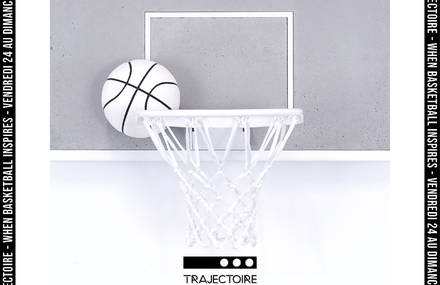 An Exhibition about Basketball in Paris at the Trajectoire Studio