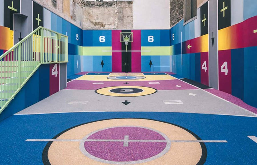 A New Look for the Famous Pigalle&rsquo;s Basketball Court