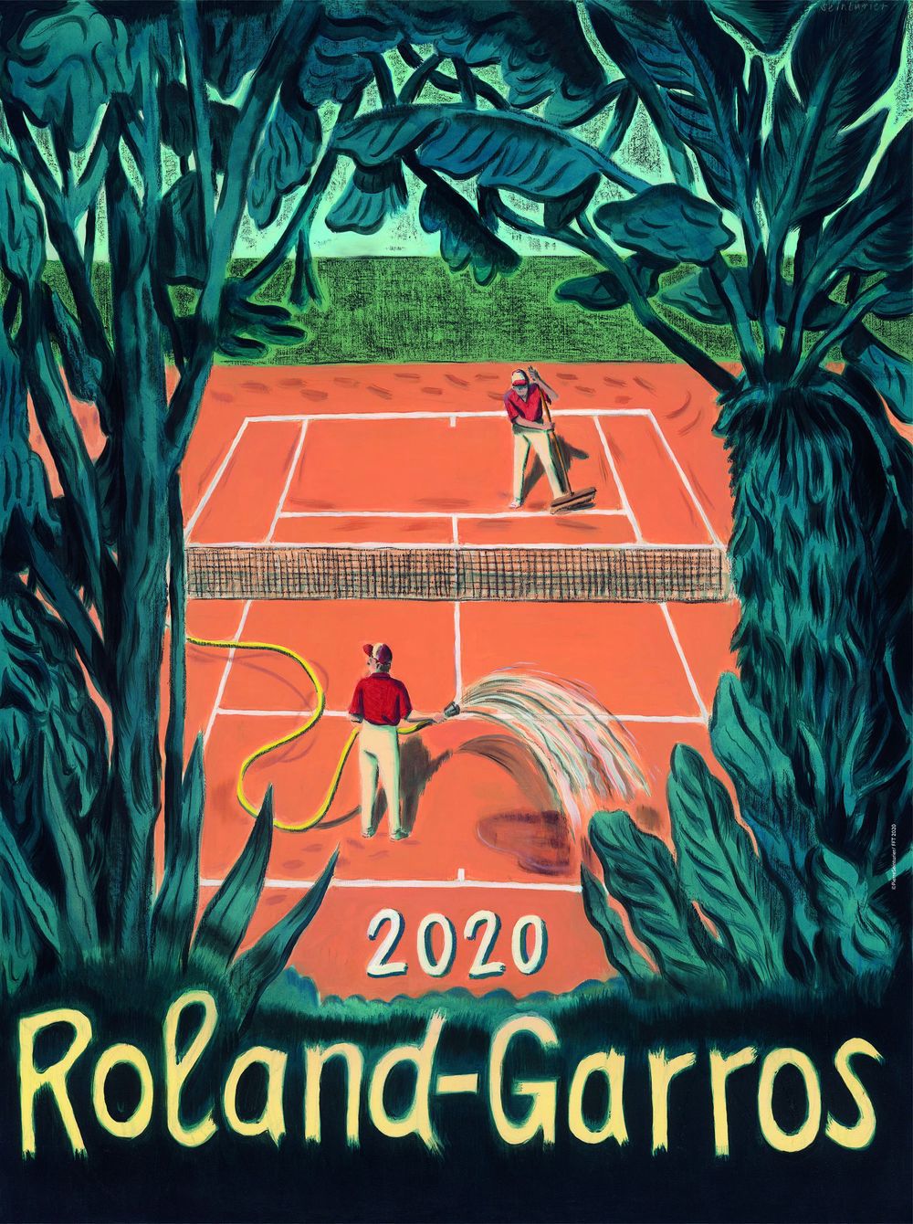 Affiche Roland Garros