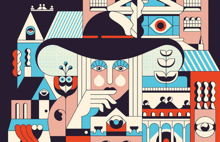 Colorful Retro Illustrations by Calvin Sprague