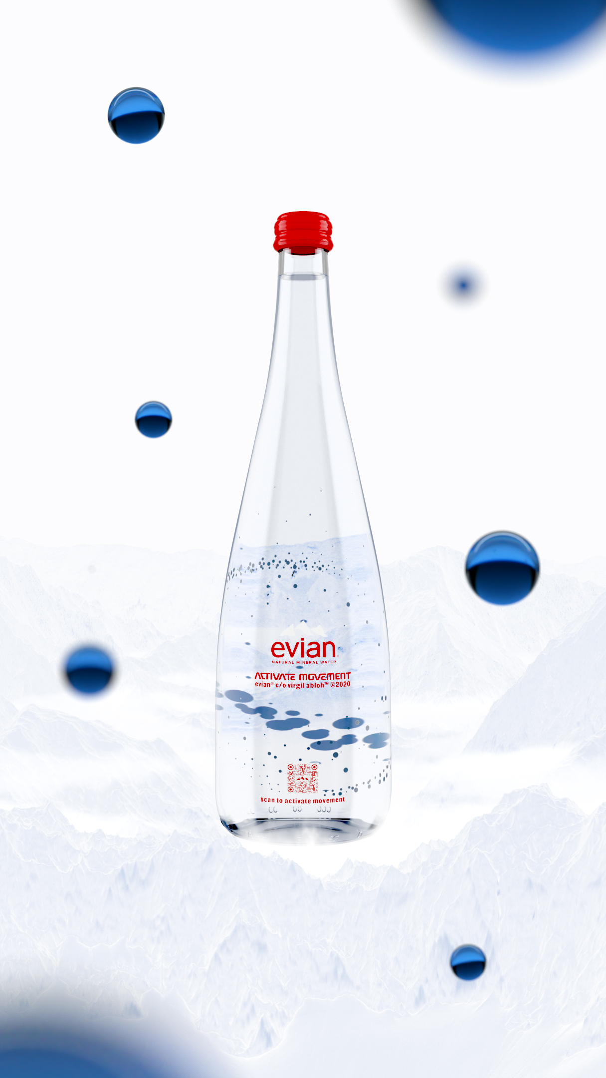 Evian bouteille