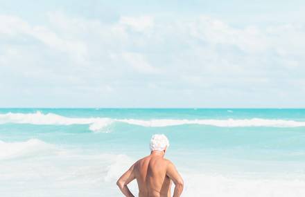 Seniors Standing in Miami Beach