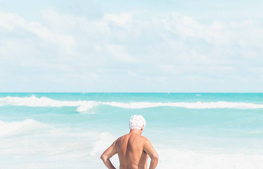 Seniors Standing in Miami Beach