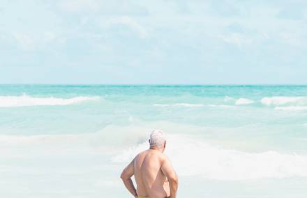 Seniors Standing in Miami Beach