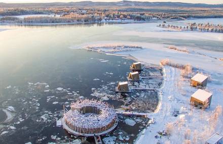 A Wellness Arctic Experience on a Swedish River