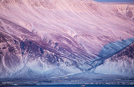 Winter Sun in Iceland