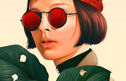 Awesome Digital Painting Portraits by Flore Maquin