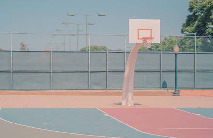 Vintage Californian Tennis Court