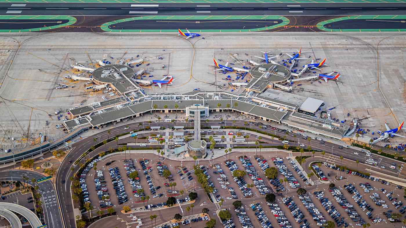 San Diego International Airport Terminal 1 Aerial Photography