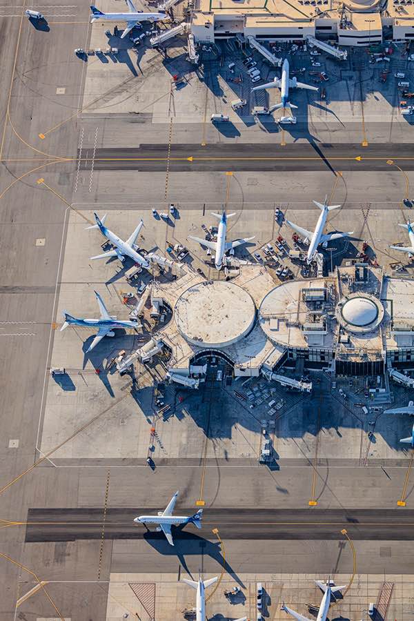 Terminal 6 Los Angeles International Airport LAX Aerial Photography