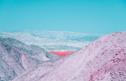 Desert in Peru Shot in Infrared