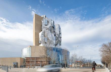 Futuristic Twisted Tower in the South of France