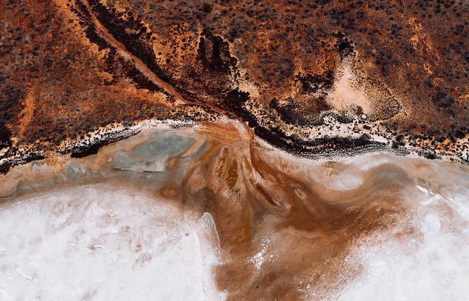 Marvelous Aerial Pictures of Salt Pans in Australia