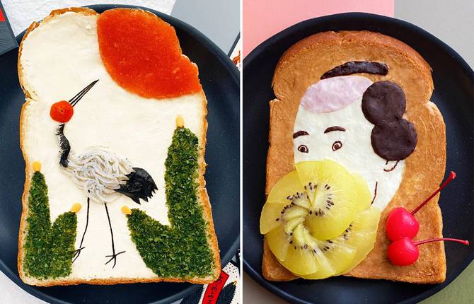 One Day One Toast during the Lock Down by Manami Sasaki