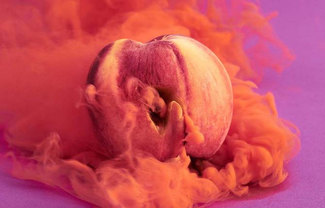 Mystical Fruits Filled with Smoke
