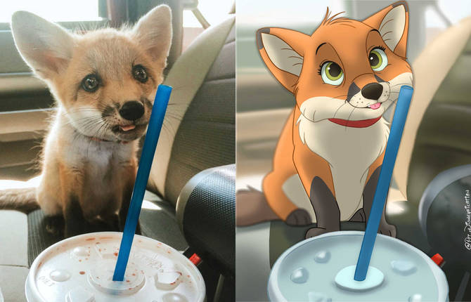 Pets Transformed Into Adorable Disney Characters
