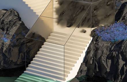 Paul Milinski 3D Dreamscapes Mix Nature and Architecture