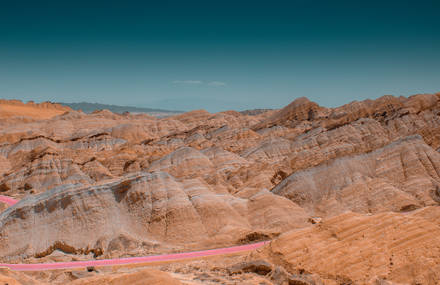 Colorful Mountains in China