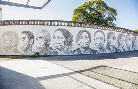 A Mural for Healthcare Workers in Porto