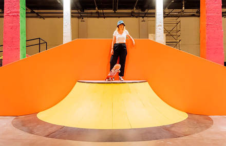 Yinka Ilori Designs A Colourful Skate Park In Lille