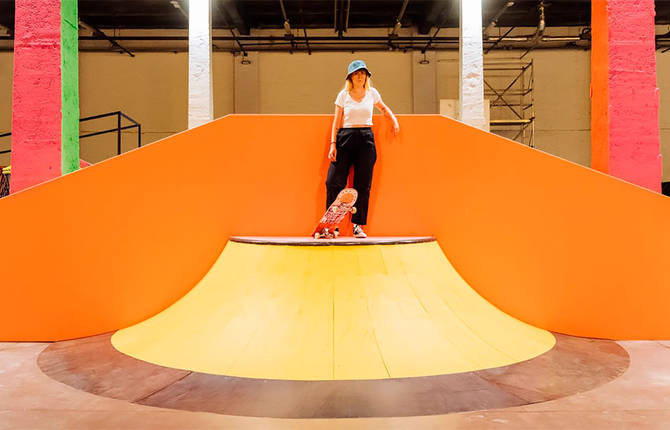 Yinka Ilori Designs A Colourful Skate Park In Lille