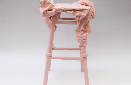 Furnitures made of Paper by Ying Chang