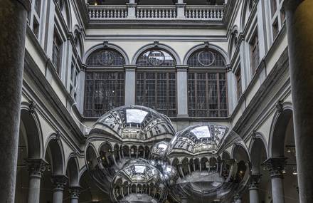 Aerial Art Installation by Tomás Saraceno