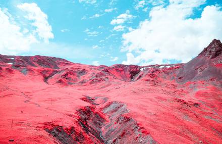 Stunning Infrared Landscapes of French Alps