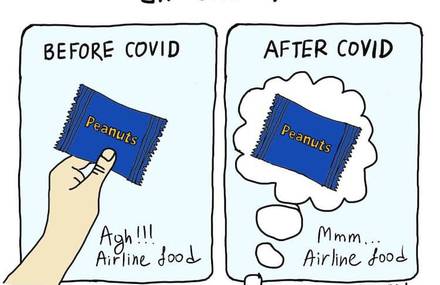 Humoristic Illustrations Reveal the Daily Life Before and After COVID