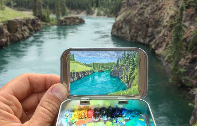 Miniature Landscapes Captured in Nature