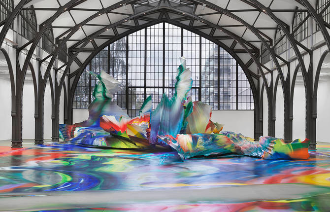 Stunning Polychromatic Sculpture by Katharina Grosse