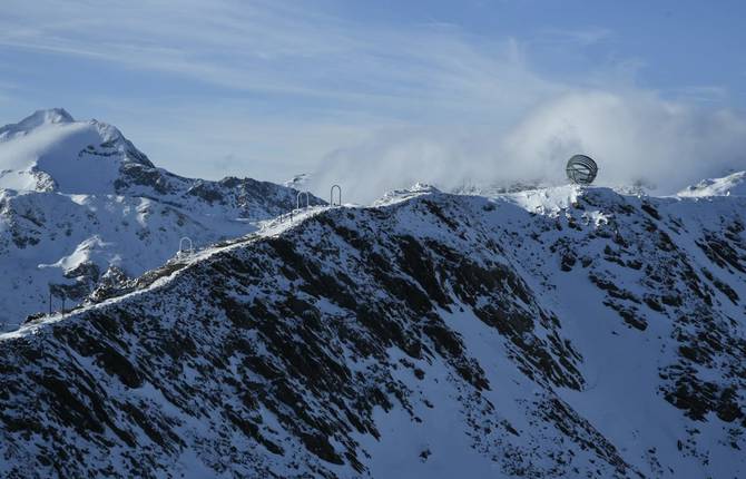 Olafur Eliasson’s Installation on the Top of a Mountain